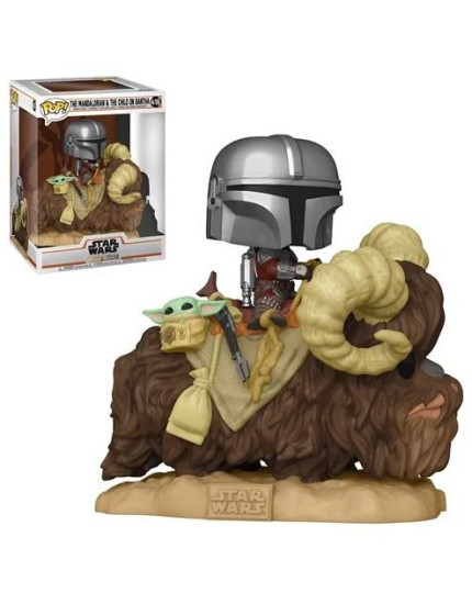 Pop! Star Wars - Mandalorian and The Child on Bantha obrázok 1