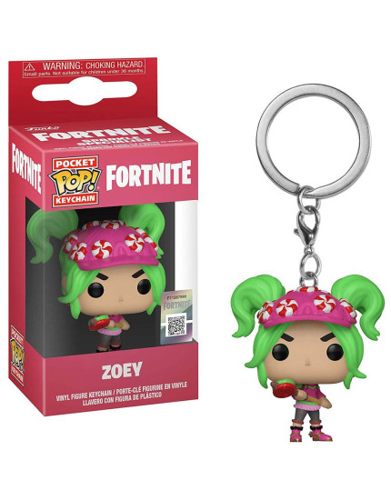 Pop! Pocket Keychain - Fortnite - Zoey obrázok 1