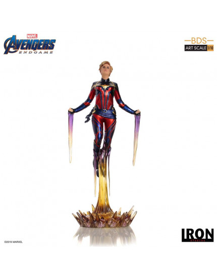 Avengers Endgame BDS Art Scale socha 1/10 Captain Marvel 26 cm obrázok 1