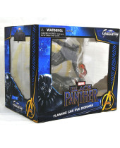 Black Panther Movie Marvel Gallery PVC diorama Flaming Car 23 cm