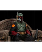 Star Wars The Mandalorian Deluxe Art Scale socha 1/10 Boba Fett on Throne 18 cm obrázok 2