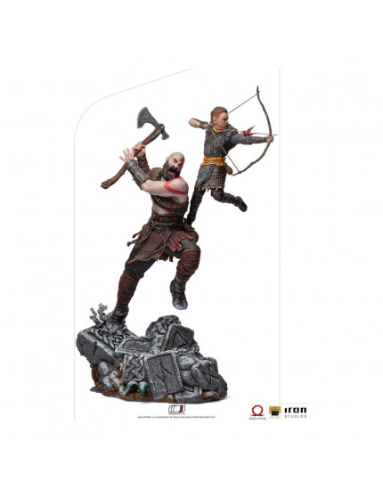 God of War BDS Art Scale socha 1/10 Kratos and Atreus 34 cm obrázok 1