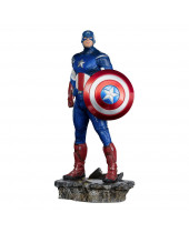 Infinity Saga BDS Art Scale socha 1/10 Captain America Battle of NY 23 cm