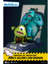 Monsters Inc. Master Craft socha James P. Sullivan and Mike Wazowski 34 cm