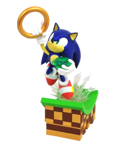 Sonic Gallery PVC Diorama Sonic 23 cm