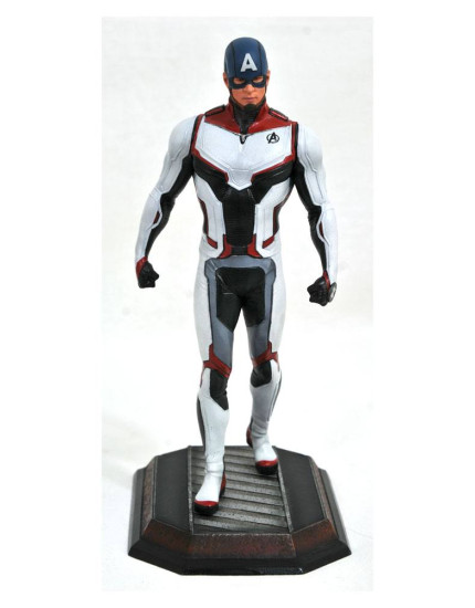 Avengers Endgame Marvel Movie Gallery PVC socha Team Suit Captain America Exclusive 23 cm obrázok 1