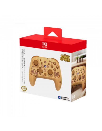 Horipad Turbo Wireless (Wood Brown) (NSW2) obrázok 1