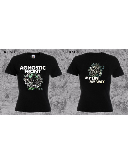 Agnostic Front - My Life My Way (dámske tričko) obrázok 1
