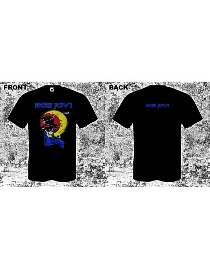 Bon Jovi - 1987 Skull (T-Shirt) obrázok 1