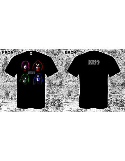 Kiss - Faces (T-Shirt) obrázok 1