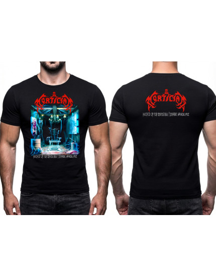 Mortician - Hacked Up for Barbecue / Zombie Apocalypse (tričko) obrázok 1