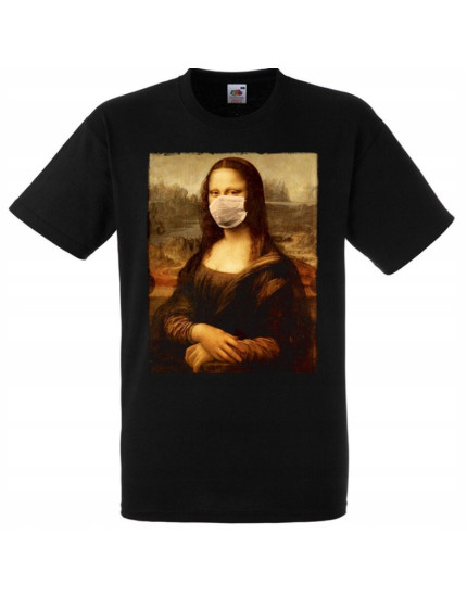 Art Icons Collection - Mona Lisa Mask (tričko) obrázok 1