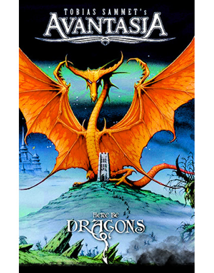 Avantasia - Here Be Dragons (vlajka) obrázok 1