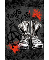 Punks Not Dead - Boots (vlajka)