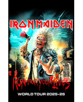 Iron Maiden - Run For Your Lives World Tour 2025–26 (vlajka)