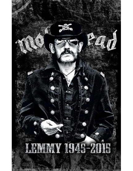 Motorhead - Lemmy 1945-2015 (vlajka) obrázok 1