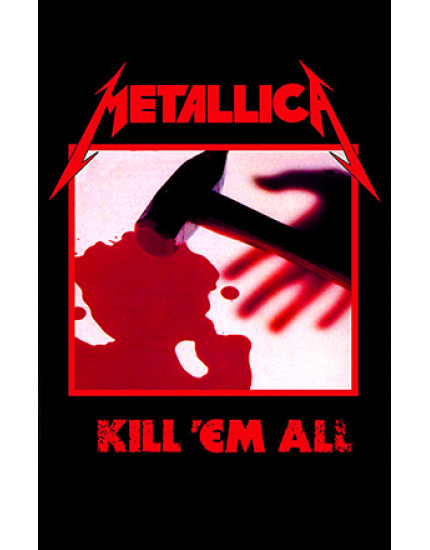 Metallica - Kill em All (vlajka) obrázok 1