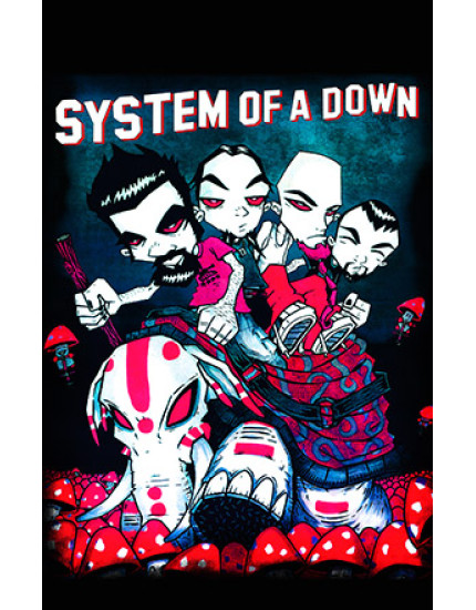 System of a Down - Psycho (vlajka) obrázok 1