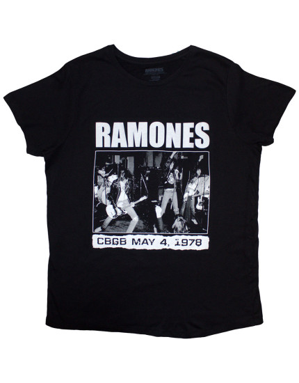 Ramones - CBGB 1978 (Black) (dámske tričko) obrázok 1