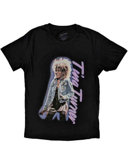 Tina Turner - Vertical Logo (Black) (tričko) obrázok 1