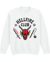 Stranger Things - Hellfire Club (White) (mikina)