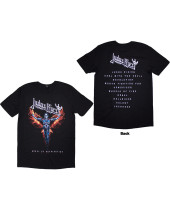 Judas Priest - Angel Of Retribution Tracklst (Back Print) (tričko)