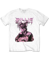 Billie Eilish - Purple Illustration (White) (tričko)