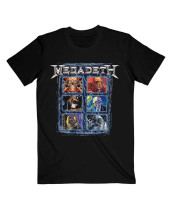 Megadeth - Vic Head Grid (Black) (tričko)