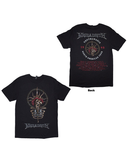 Megadeth - Youthanasia 1995 North American Tour (Back Print) (tričko) obrázok 1