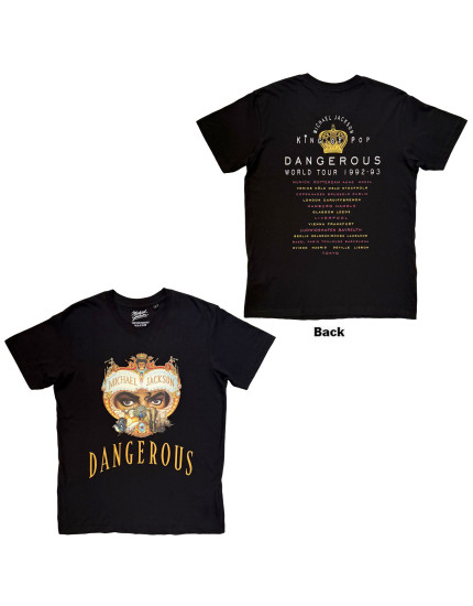 Michael Jackson - Dangerous World Tour (Back Print) (tričko) obrázok 1