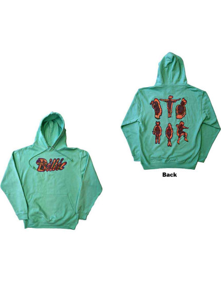 Billie Eilish - Silhouettes (Green) (Back Print) (mikina) obrázok 1