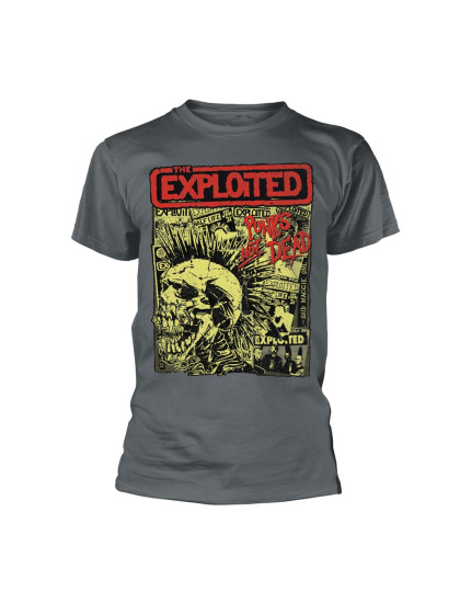 Exploited - Punks not Dead (Grey) (tričko) obrázok 1
