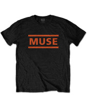 Muse - Orange Logo (Black) (tričko)