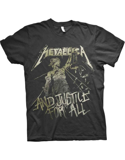 Metallica - Justice Vintage (Black) (tričko) obrázok 1