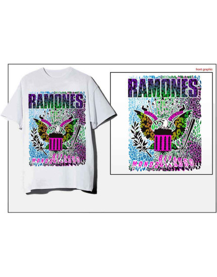 Ramones - Animal Skin (White) (T-Shirt) obrázok 1