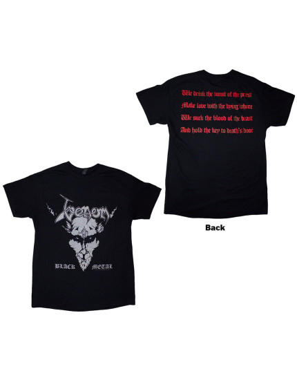 Venom - Black Metal (Back Print) (tričko) obrázok 1