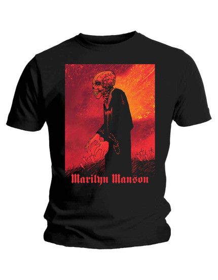 Marilyn Manson - Mad Monk (Black) (tričko) obrázok 1