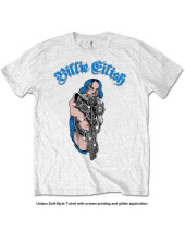 Billie Eilish - Bling Glitter Print (White) (Embellished) (detské tričko)