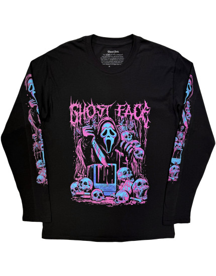 Ghostface - Metal (Sleeve Print) (Long Sleeve) obrázok 1