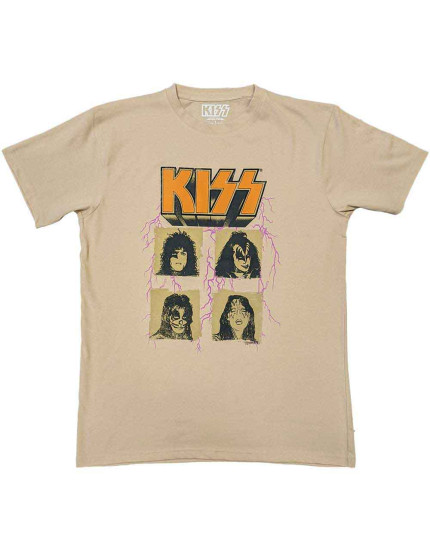 KISS - Lightning Photo (Sand) (tričko) obrázok 1
