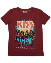 KISS - Destroyer 3D Logo (Red) (dámske tričko)