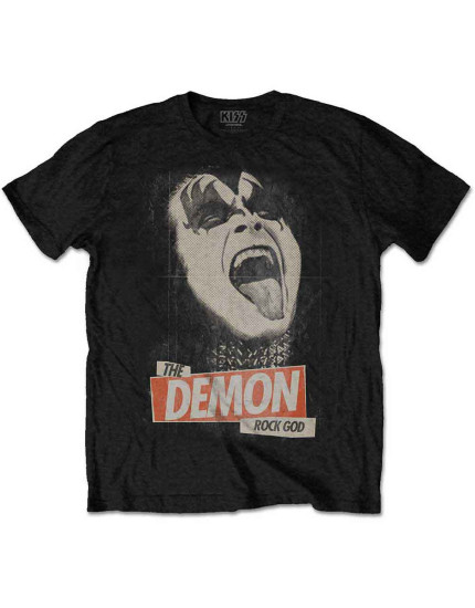 KISS - The Demon Rock (Black) (tričko) obrázok 1