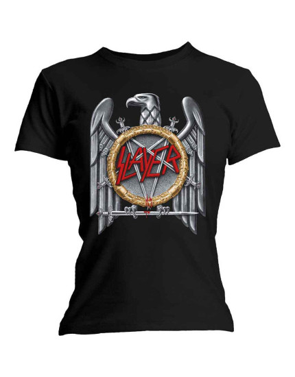 Slayer - Silver Eagle (Black) (dámske tričko) obrázok 1
