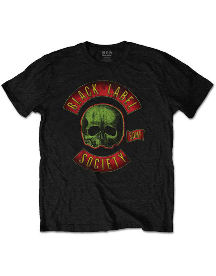 Black Label Society - Skull Logo Colour (Black) (tričko) obrázok 1