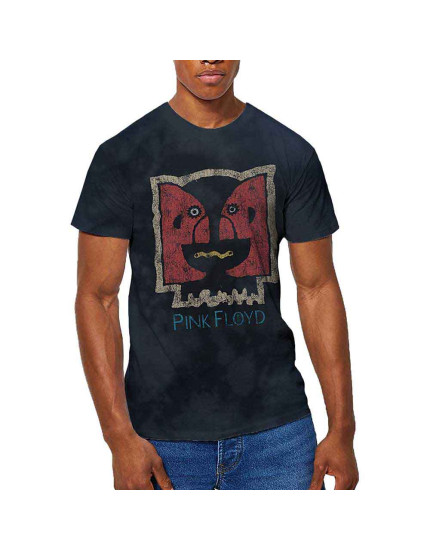 Pink Floyd - Division Bell Vintage (Dip-Dye On Black) (tričko) obrázok 1