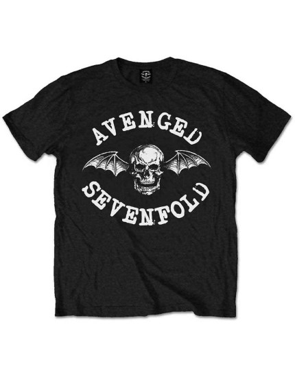 Avenged Sevenfold - Classic Death Bat (Black) (tričko) obrázok 1