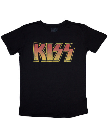 KISS - Vintage Classic Logo (Black) (dámske tričko) obrázok 1