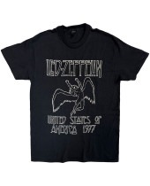 Led Zeppelin - USA 77 Tour (Black) (tričko)