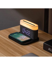 MOYE AURORA LAMP WITH CLOCK AND WIRELESS CHARGER