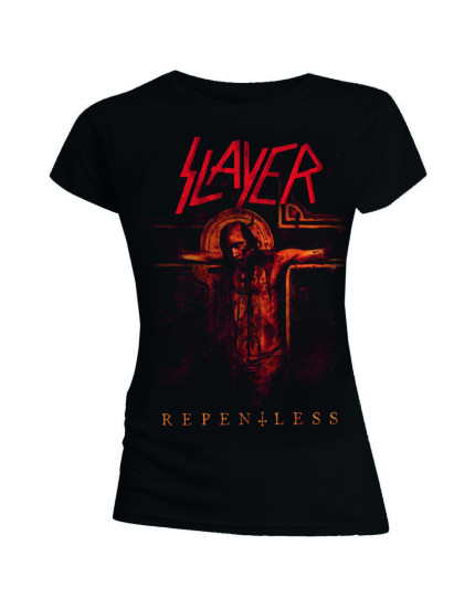 Slayer - Repentless Crucifix (Black) (dámske tričko) obrázok 1